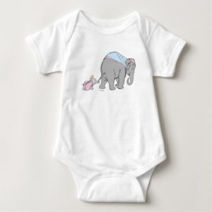 Dumbo following his Mom Closely Baby Bodysuit