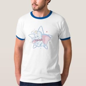 Dumbo sitting star background T-Shirt