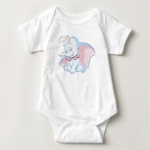 Cute Dumbo Sketch Baby Bodysuit