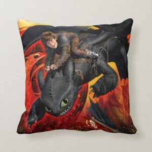 In Dragons We Trust Throw Pillow