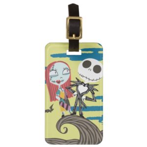 Jack and Sally | Cute Moon Bag Tag