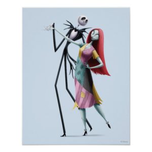 Jack and Sally Dancing Poster