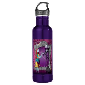 Jack and Sally Holding Hands 2 Stainless Steel Water Bottle