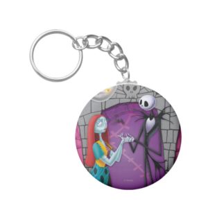 Jack and Sally Holding Hands Keychain