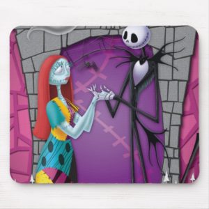 Jack and Sally Holding Hands Mouse Pad