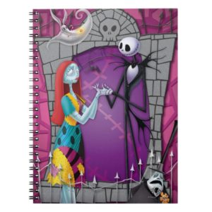 Jack and Sally Holding Hands Notebook