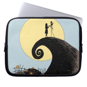 Jack and Sally | Moon Silhouette Laptop Sleeve