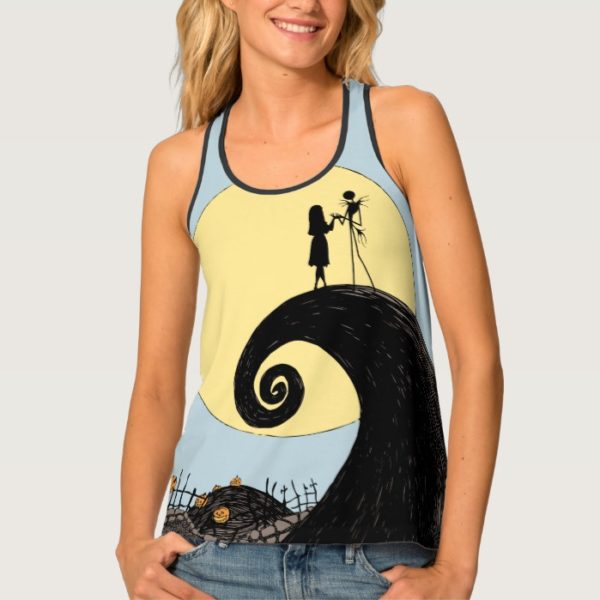Jack and Sally | Moon Silhouette Tank Top