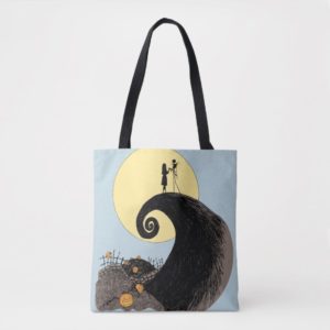 Jack and Sally | Moon Silhouette Tote Bag