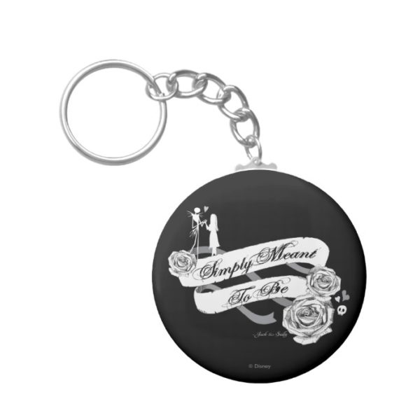 Jack and Sally - Simply Meant To Be Keychain