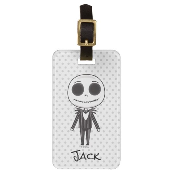 Jack Skellington Emoji Luggage Tag