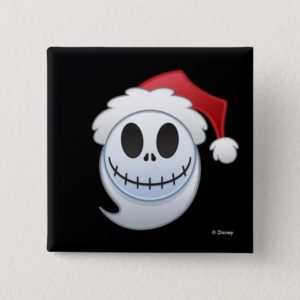 Jack Skellington Santa Emoji Pinback Button
