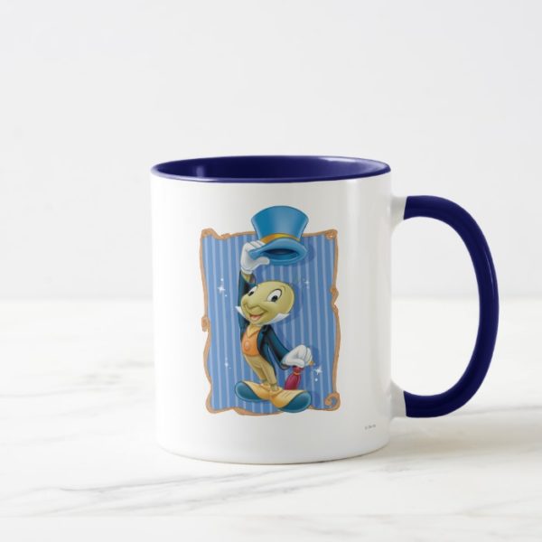 Jiminy Cricket Lifting His Hat Mug
