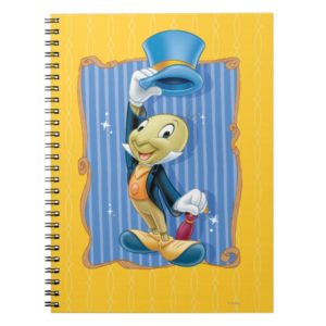 Jiminy Cricket Lifting His Hat Notebook
