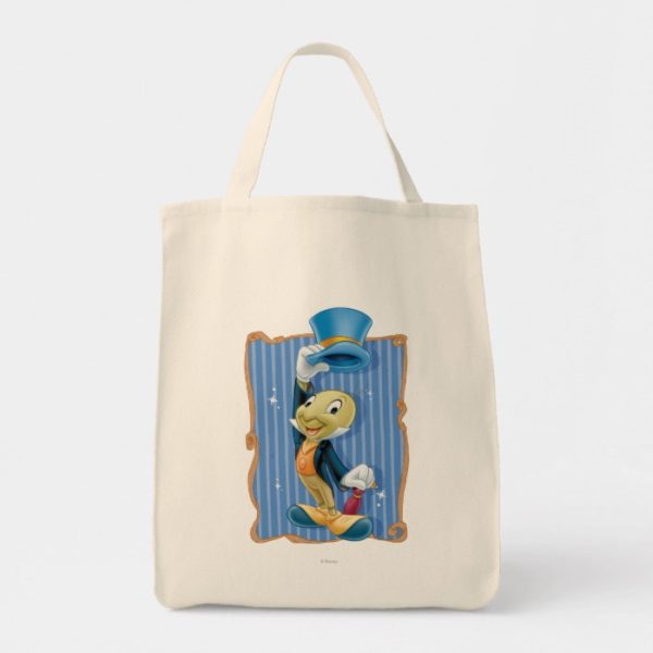 Jiminy Cricket Lifting His Hat Tote Bag