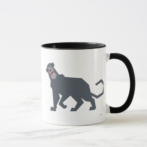 Jungle Book Bagheera black panther drawing Disney Mug
