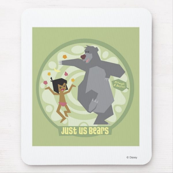Jungle Book Mowgli & Baloo "Just Us Bears" Disney Mouse Pad
