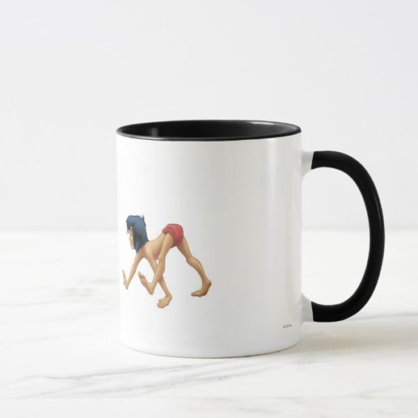 Jungle Book's Mowgli and Baby Elephant marching Mug