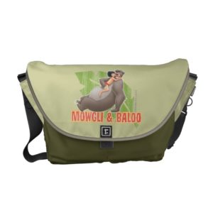 Jungle Book's Mowgli and Baloo Hugging Courier Bag