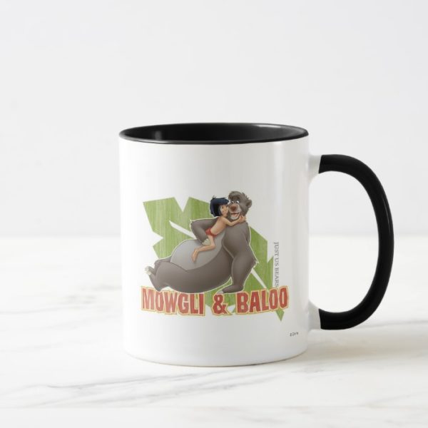 Jungle Book's Mowgli and Baloo Hugging Disney Mug