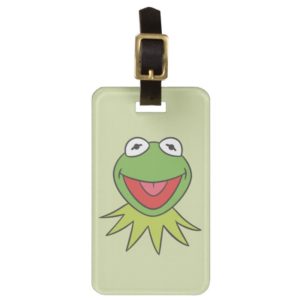 Kermit the Frog Cartoon Head Bag Tag