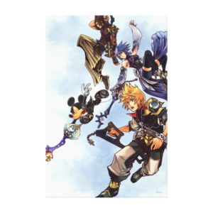 Kingdom Hearts: Birth by Sleep | Main Cast Box Art Canvas Print