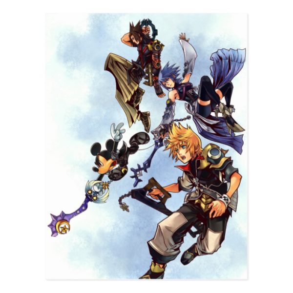 Kingdom Hearts: Birth by Sleep | Main Cast Box Art Postcard