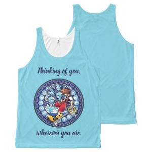 Kingdom Hearts | Blue Stained Glass Key Art All-Over-Print Tank Top