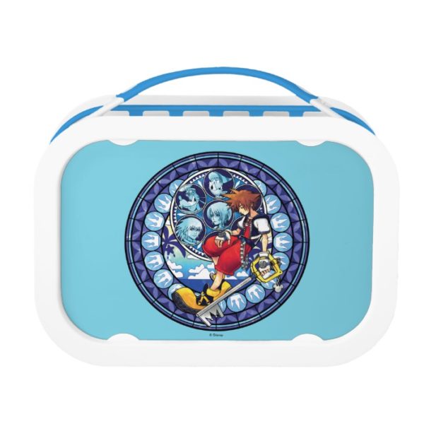 Kingdom Hearts | Blue Stained Glass Key Art Lunch Box