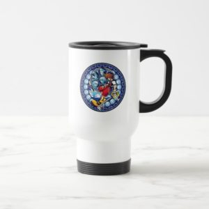 Kingdom Hearts | Blue Stained Glass Key Art Travel Mug