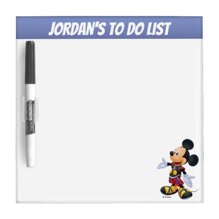Kingdom Hearts: Chain of Memories | King Mickey Dry Erase Board