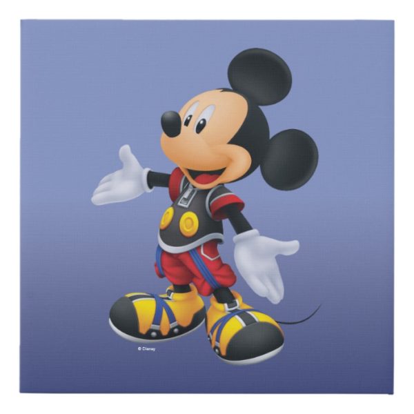Kingdom Hearts: Chain of Memories | King Mickey Faux Canvas Print