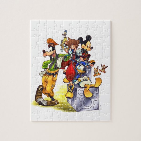 Kingdom Hearts: coded | Group Key Art Jigsaw Puzzle
