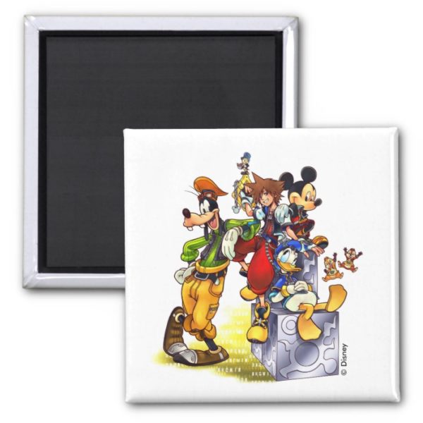 Kingdom Hearts: coded | Group Key Art Magnet