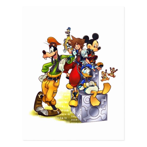 Kingdom Hearts: coded | Group Key Art Postcard