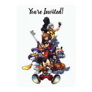Kingdom Hearts: coded | Main Cast Key Art Invitation