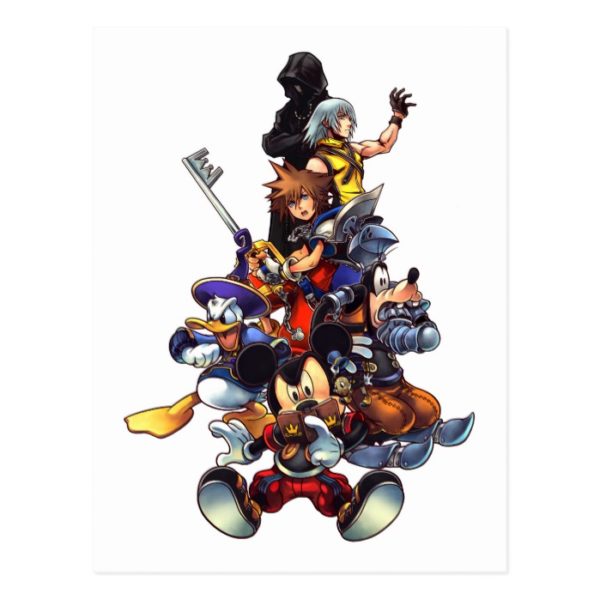 Kingdom Hearts: coded | Main Cast Key Art Postcard