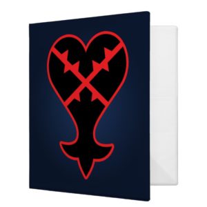 Kingdom Hearts | Emblem Heartless Symbol 3 Ring Binder