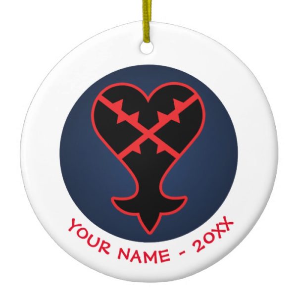 Kingdom Hearts | Emblem Heartless Symbol Ceramic Ornament