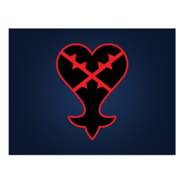 Kingdom Hearts | Emblem Heartless Symbol Postcard