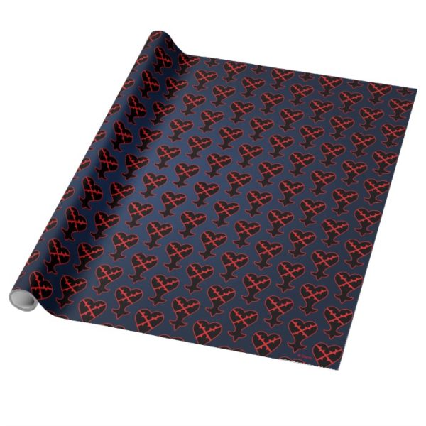 Kingdom Hearts | Emblem Heartless Symbol Wrapping Paper