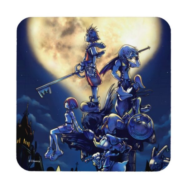 Kingdom Hearts | Heart Moon Box Art Beverage Coaster