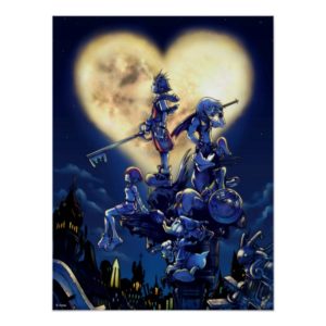 Kingdom Hearts | Heart Moon Box Art Poster
