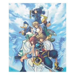 Kingdom Hearts II | Game Box Art Fleece Blanket