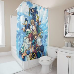 Kingdom Hearts II | Game Box Art Shower Curtain