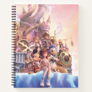 Kingdom Hearts II | Hollow Bastion Key Art Notebook