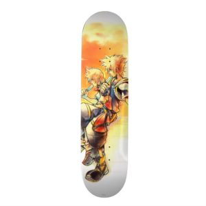Kingdom Hearts II | Roxas & Sora Eating Ice Pops Skateboard
