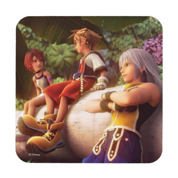 Kingdom Hearts | Kairi, Sora, & Riku Film Still Beverage Coaster