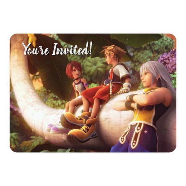 Kingdom Hearts | Kairi, Sora, & Riku Film Still Invitation