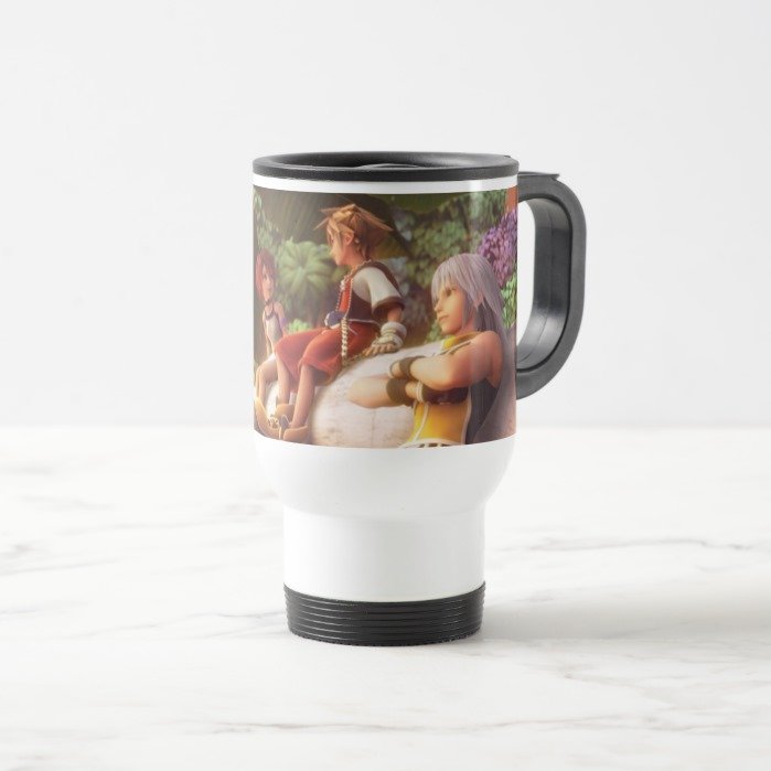 Kingdom Hearts | Kairi, Sora, & Riku Film Still Travel Mug